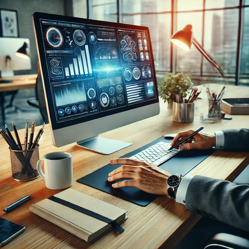 futuristic marketing executive